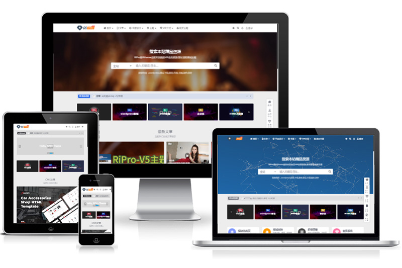 最新RiPro V5主题破解版RiPro-V5 6.4.0开心版源码WordPress主题去授权版 虚拟资源站首选主题